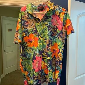 Used Polo Ralph Lauren, Floral, XL